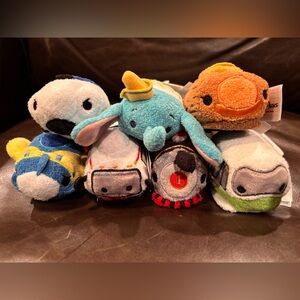 Disney Attraction Ride Vehicle Mini Tsum Tsums set of 7, NWT